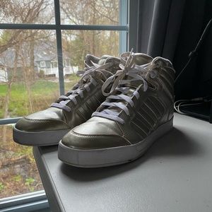 Gold adidas shoes